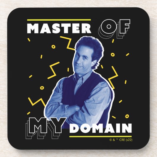 Jerry Seinfeld | Master of My Domain Getränkeuntersetzer (Vorderseite)