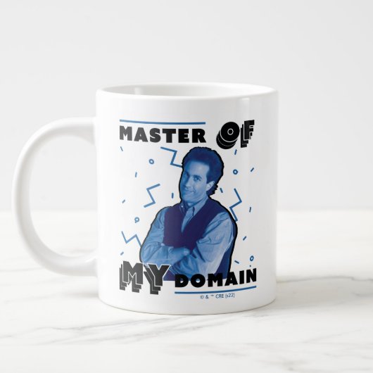 Jerry Seinfeld | Master of My Domain Jumbo-Tasse (Links)