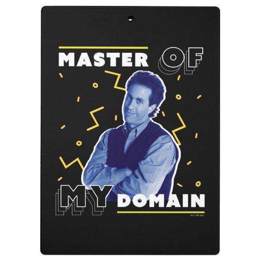 Jerry Seinfeld | Master of My Domain Klemmbrett (Rückseite)