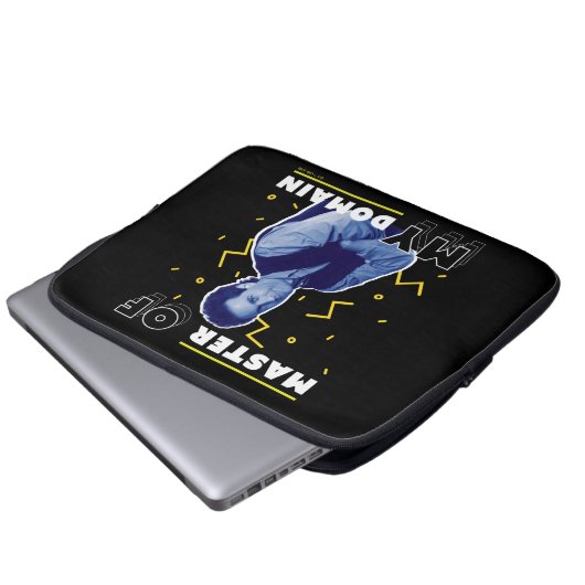 Jerry Seinfeld | Master of My Domain Laptopschutzhülle (Vorne Knopf)