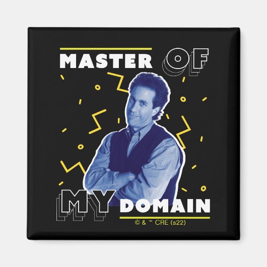 Jerry Seinfeld | Master of My Domain Magnet (Vorne)