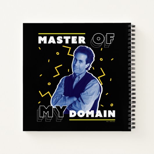 Jerry Seinfeld | Master of My Domain Notizblock (Rückseite)