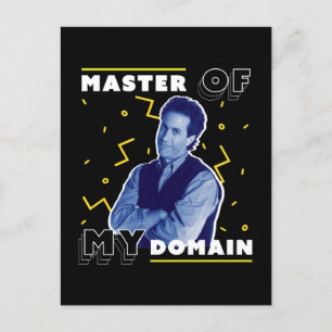 Jerry Seinfeld   Master of My Domain Postkarte