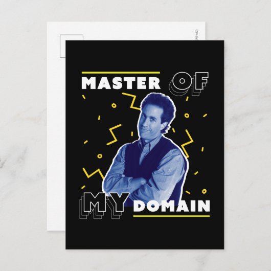Jerry Seinfeld | Master of My Domain Postkarte (Vorne/Hinten)