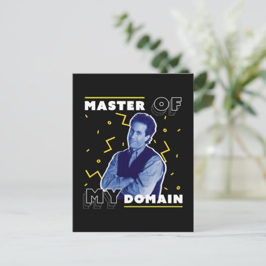 Jerry Seinfeld | Master of My Domain Postkarte (Stehend Vorderseite)