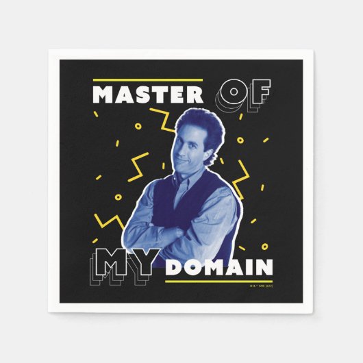 Jerry Seinfeld | Master of My Domain Serviette (Vorderseite)