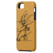 Jerry Side Sketch Case-Mate iPhone Hülle (Rückseite Links)