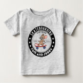 Jerry Skateboarding - Reitbereit Baby T-shirt (Vorderseite)