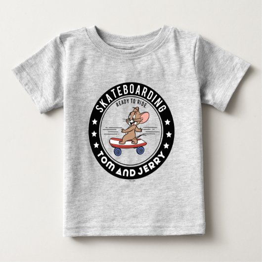 Jerry Skateboarding - Reitbereit Baby T-shirt (Vorderseite)