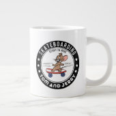 Jerry Skateboarding - Reitbereit Jumbo-Tasse (Rechts)