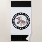 Jerry Skateboarding - Reitbereit Strandtuch (Vorderseite)