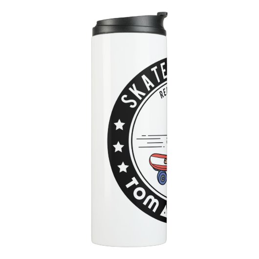 Jerry Skateboarding - Reitbereit Thermosbecher (Nach links gedreht)