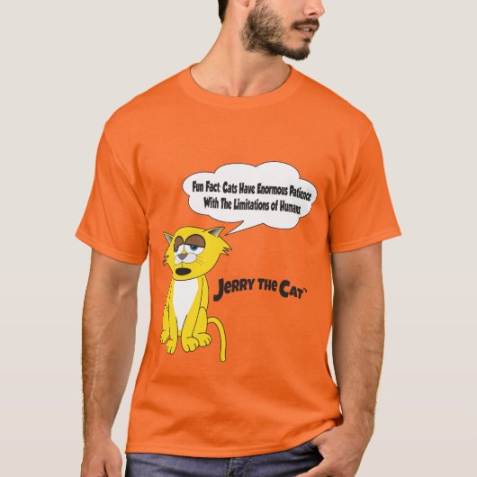 Jerry The Cat Fun Fakt 1 T-Shirt (Vorderseite)