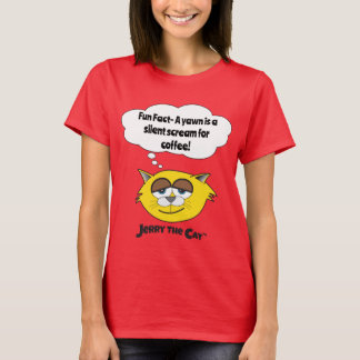 Jerry The Cat Womens T - Shirt "Fun Fact"