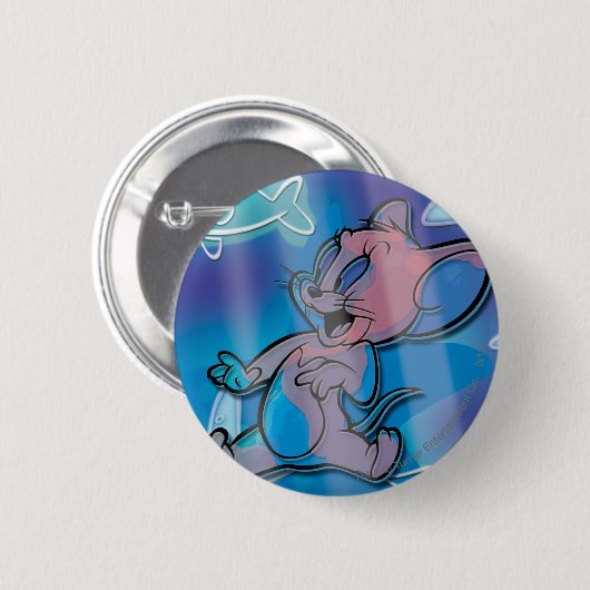 Jerry Trippy Fish Button (Vorne & Hinten)