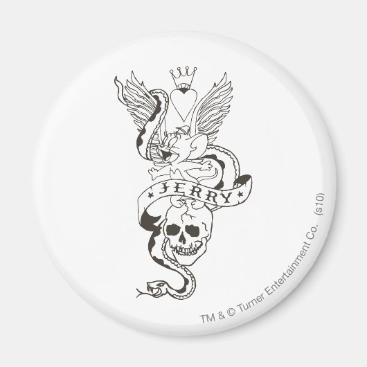 Jerry Twisted Tattoo 1 Magnet (Vorne)