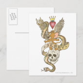 Jerry Twisted Tattoo 2 Postkarte (Vorne/Hinten)