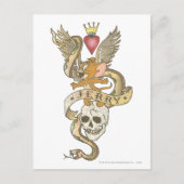 Jerry Twisted Tattoo 2 Postkarte (Vorderseite)