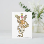 Jerry Twisted Tattoo 2 Postkarte (Stehend Vorderseite)