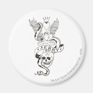 Jerry verdrehte Tätowierung 1 Magnet