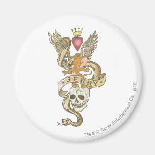 Jerry verdrehte Tätowierung 2 Magnet