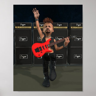 Jerry von den Punksters. Poster