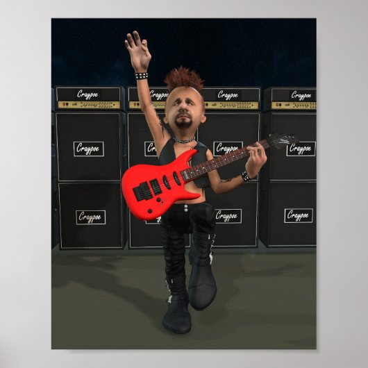 Jerry von den Punksters. Poster (Vorne)