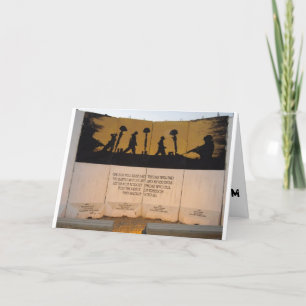 Jersey Barrier Memorial/Garfield Quote Karte