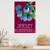 Jersey_Blueberries Poster (Küche)