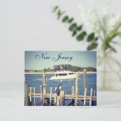 Jersey Boats Postkarte (Stehend Vorderseite)