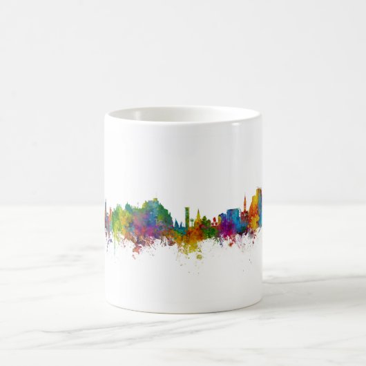 Jersey Channel Islands Skyline Kaffeetasse (Mittel)