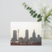 Jersey City aus Manhattan Postkarte (Stehend Vorderseite)