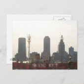 Jersey City aus Manhattan Postkarte (Vorne/Hinten)