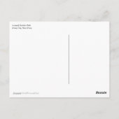 Jersey City Bear Postkarte (Rückseite)