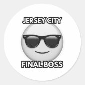Jersey City Final Boss Sticker (Vorderseite)