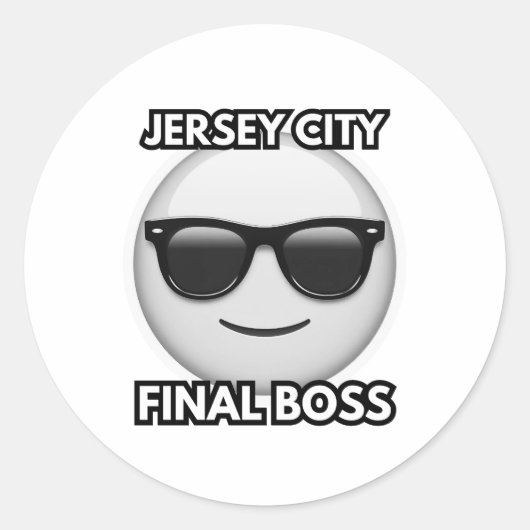 Jersey City Final Boss Sticker (Vorderseite)