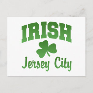 Jersey City Irish Postcard Postkarte
