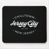 Jersey City New Jersey Chilltown - Black - Small - Mousepad (Vorne)