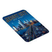 Jersey City New Jersey Magnet (Rechte Seite)
