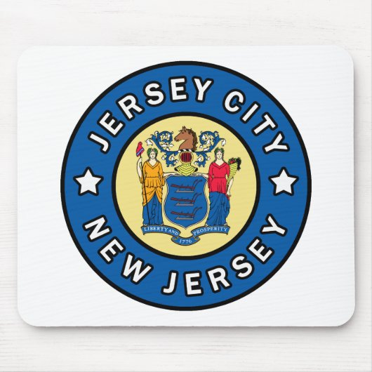 Jersey City New Jersey Mousepad (Vorne)