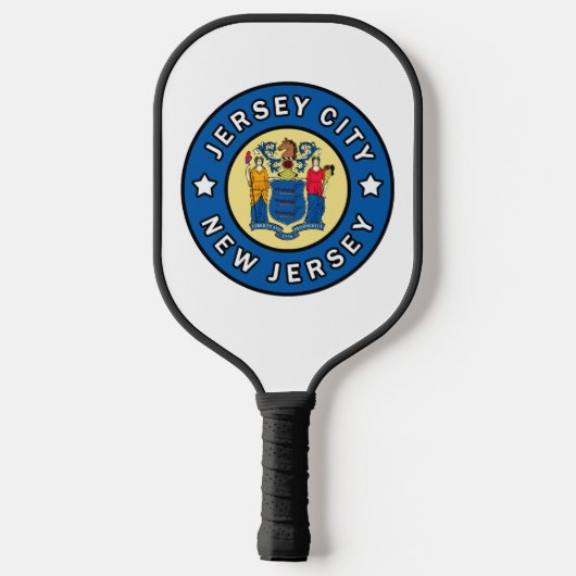 Jersey City New Jersey Pickleball Schläger (Rückseite)