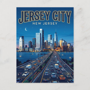 Jersey City New Jersey Postkarte