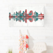 Jersey City New Jersey Skyline Banner (Insitu)