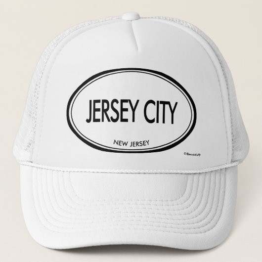 Jersey City, New-Jersey Truckerkappe (Vorderseite)