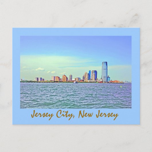 Jersey City, New Jersey, USA Postkarte (Vorderseite)