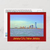 Jersey City, New Jersey, USA Postkarte (Vorne/Hinten)