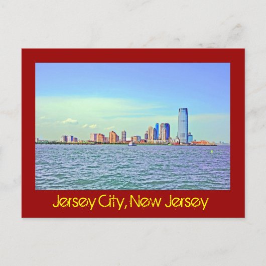 Jersey City, New Jersey, USA Postkarte (Vorderseite)