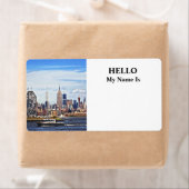 Jersey City NJ - Polizeiboot von Colgate Clock (Insitu)