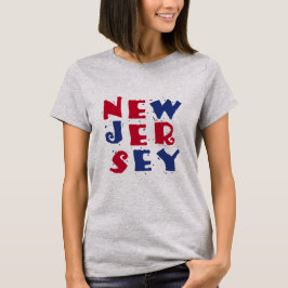 jersey city nj Staat grafische patriotische usa ci T-Shirt