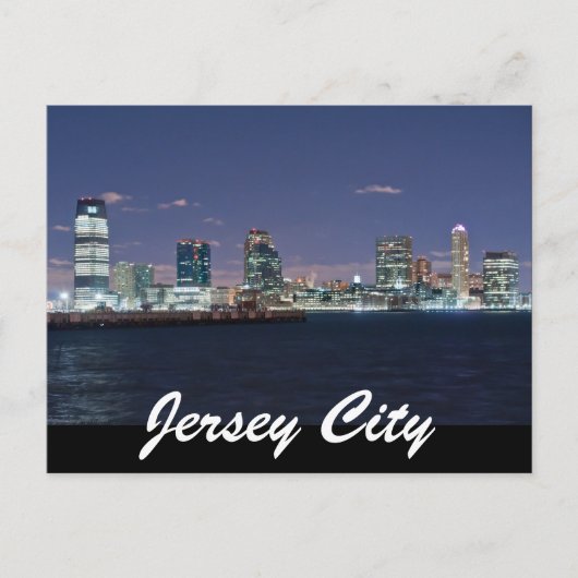 Jersey City Postkarte (Vorderseite)